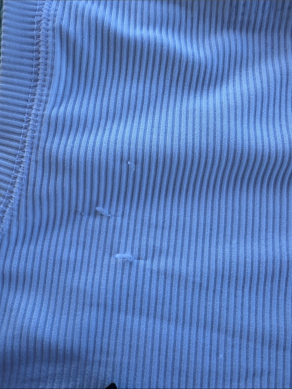 Hollister Ribbed Tank Top Trio — Black, White, Sage Green - Picture 9 of 9